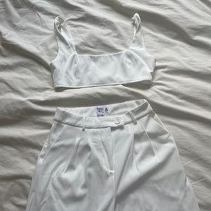 Princess Polly Huxley Set White